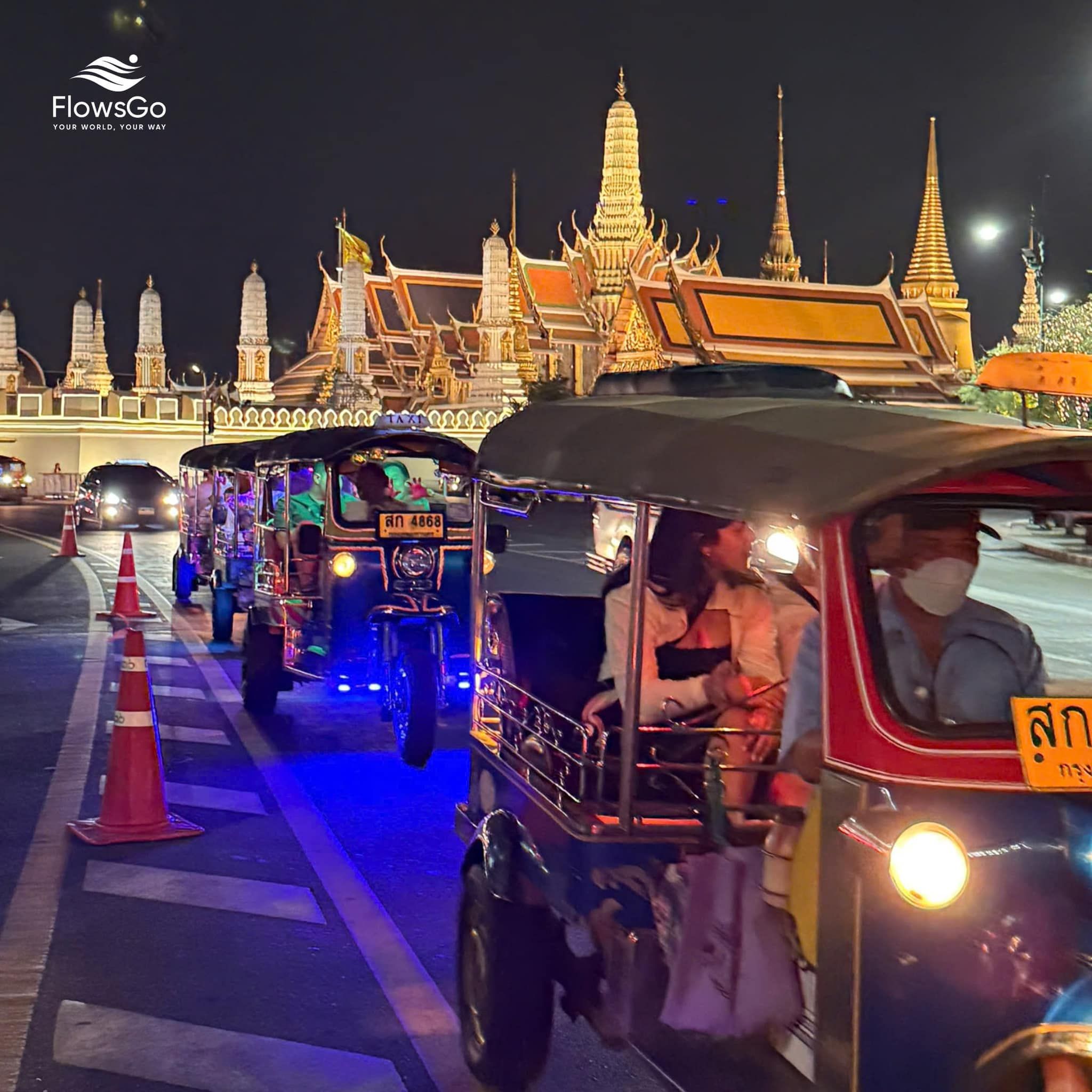 Tour tuktuk trải nghiệm Bankok
